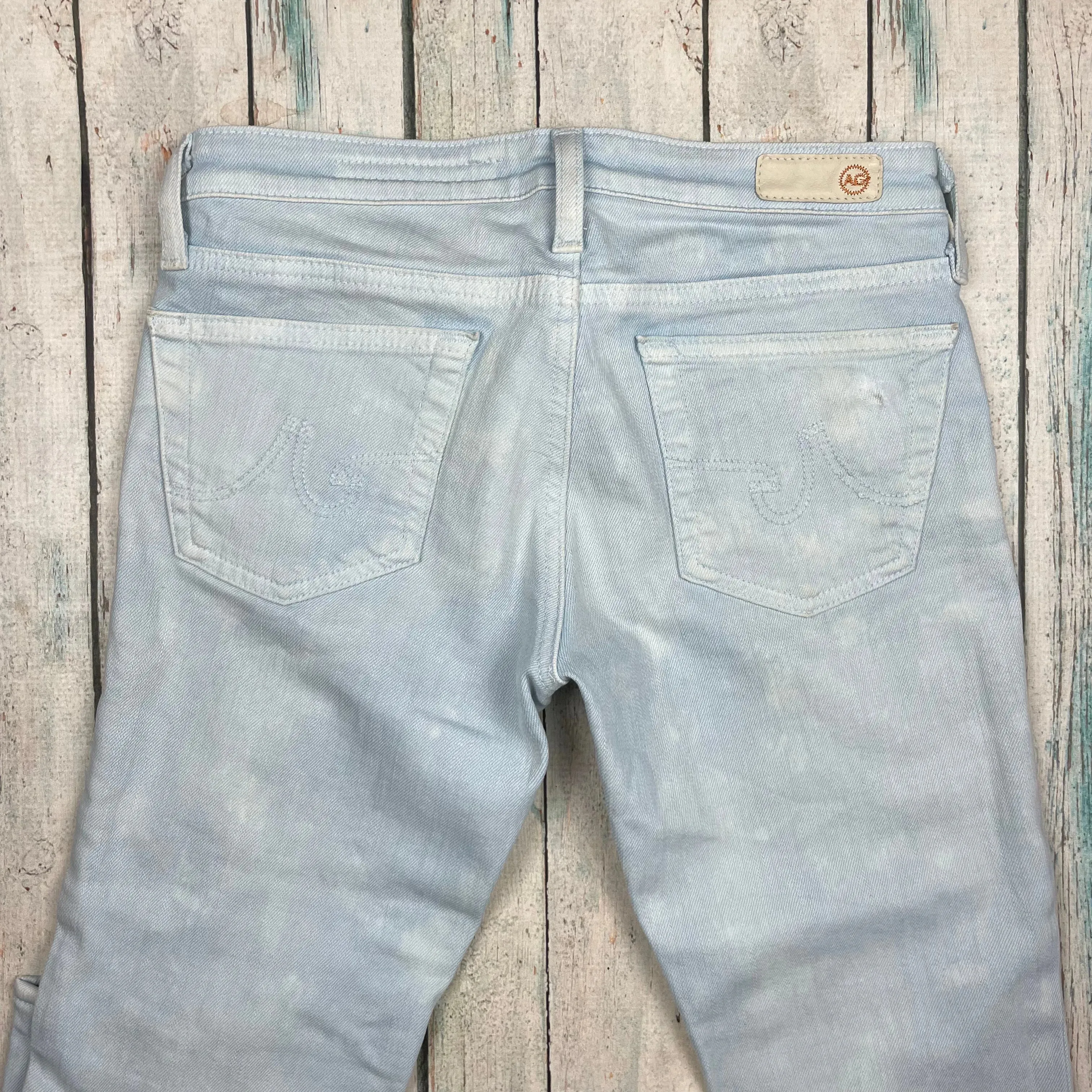 Adriano Goldschmied Pale Blue Super Skinny Jeans- Size 26R