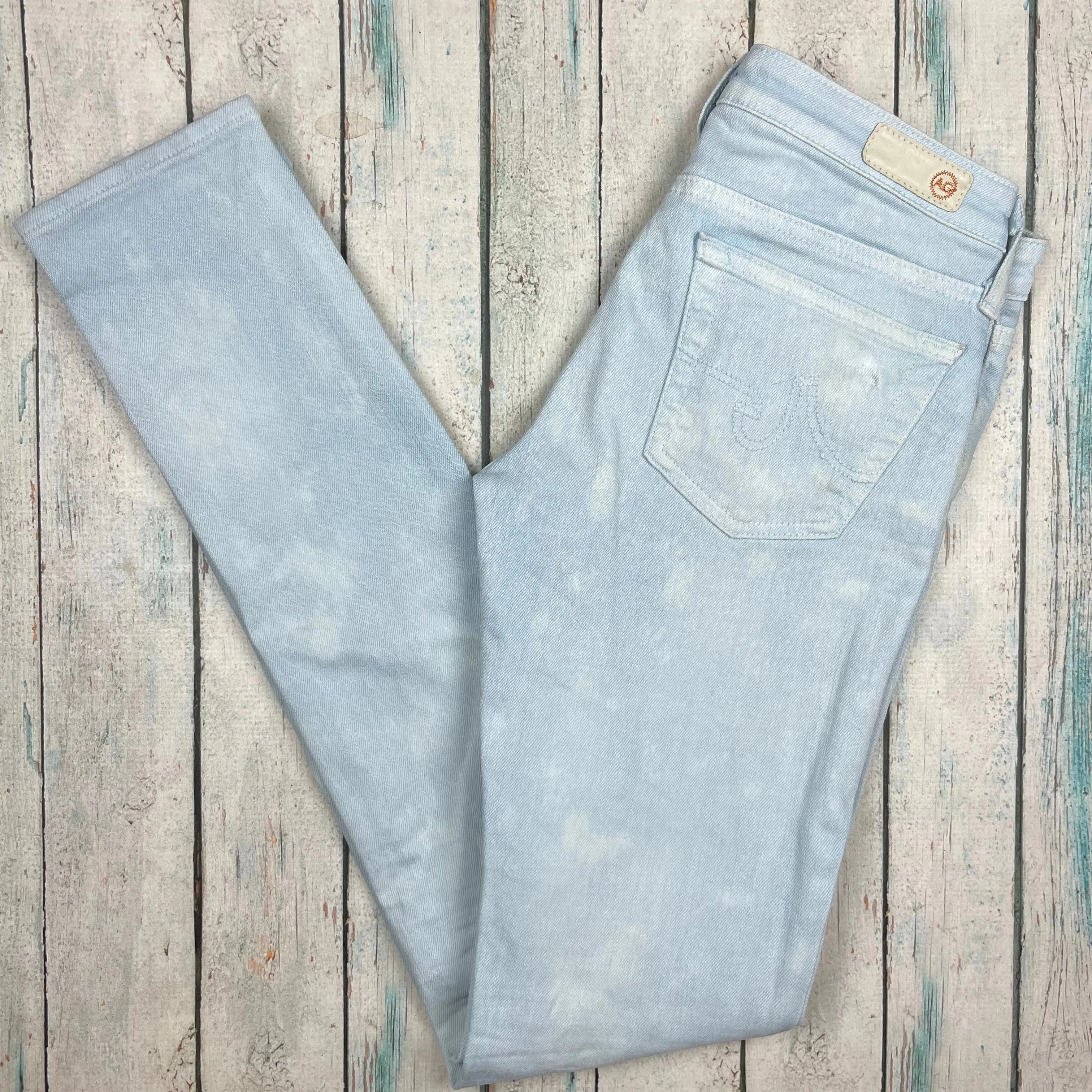 Adriano Goldschmied Pale Blue Super Skinny Jeans- Size 26R