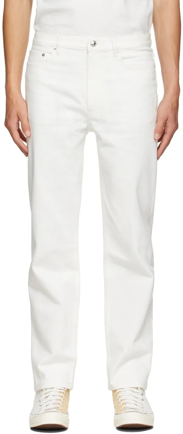 A.P.C. White Martin Denim Jeans