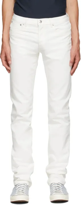 A.P.C. White Petit Standard Jeans