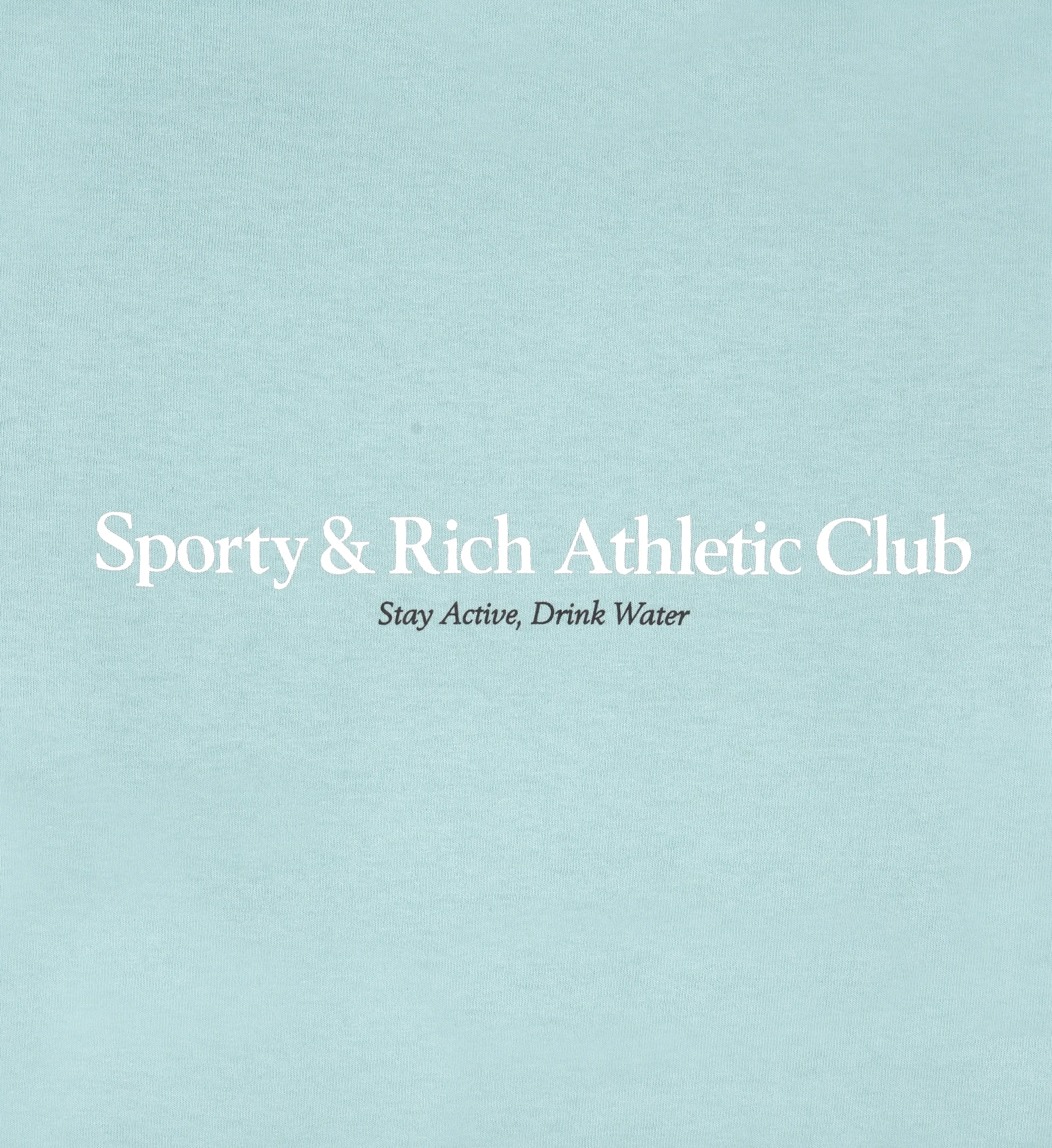 Athletic Club Crewneck - Aqua/White
