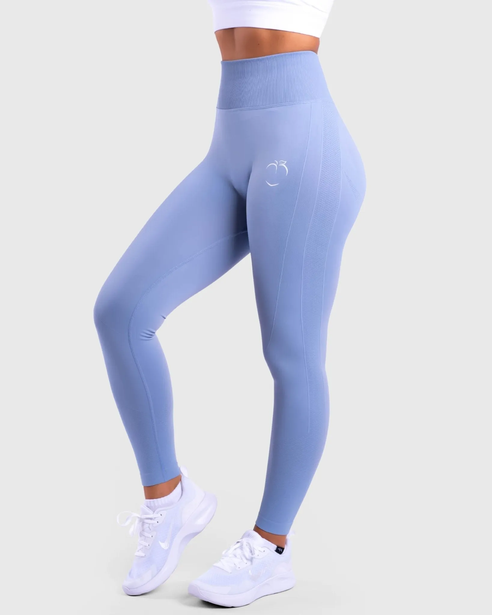 Baby Blue Lux Seamless Tights