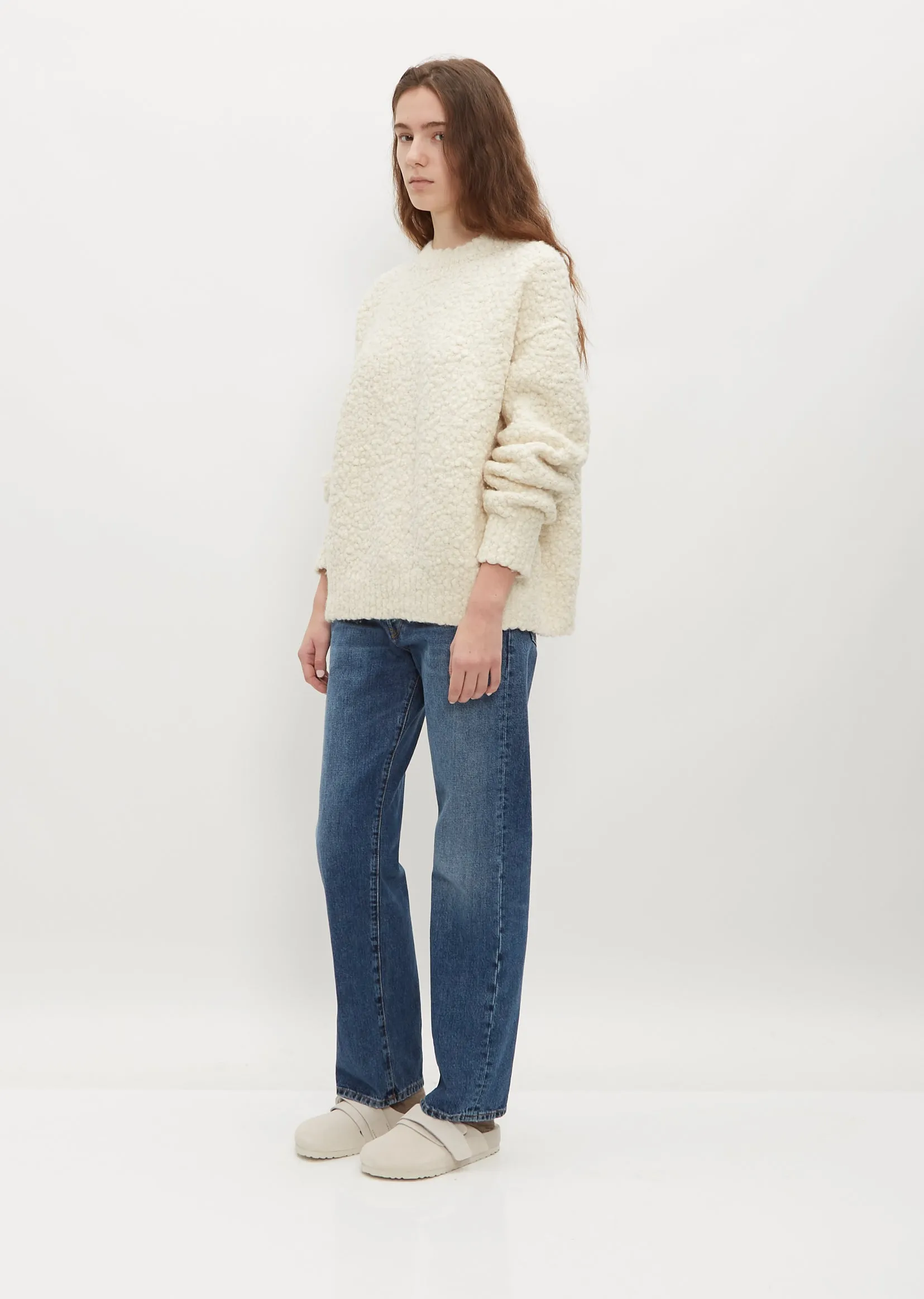 Berber Alpaca and Merino Wool Crewneck
