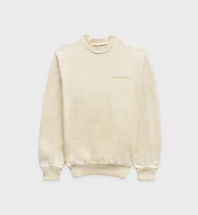 Classic Logo Crewneck - Cream - Tennis PT2