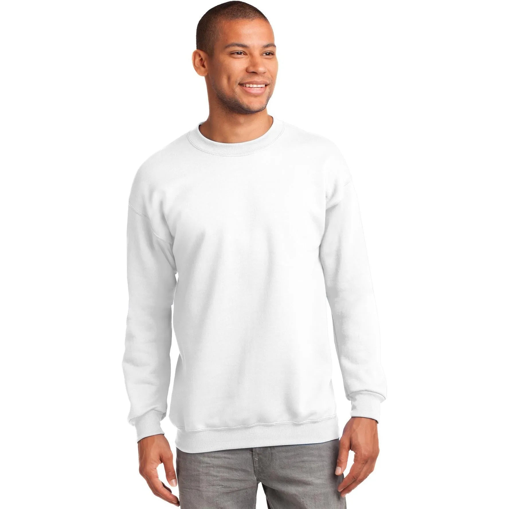 CLOSEOUT - Port & Company Tall Essential Fleece Crewneck Sweatshirt