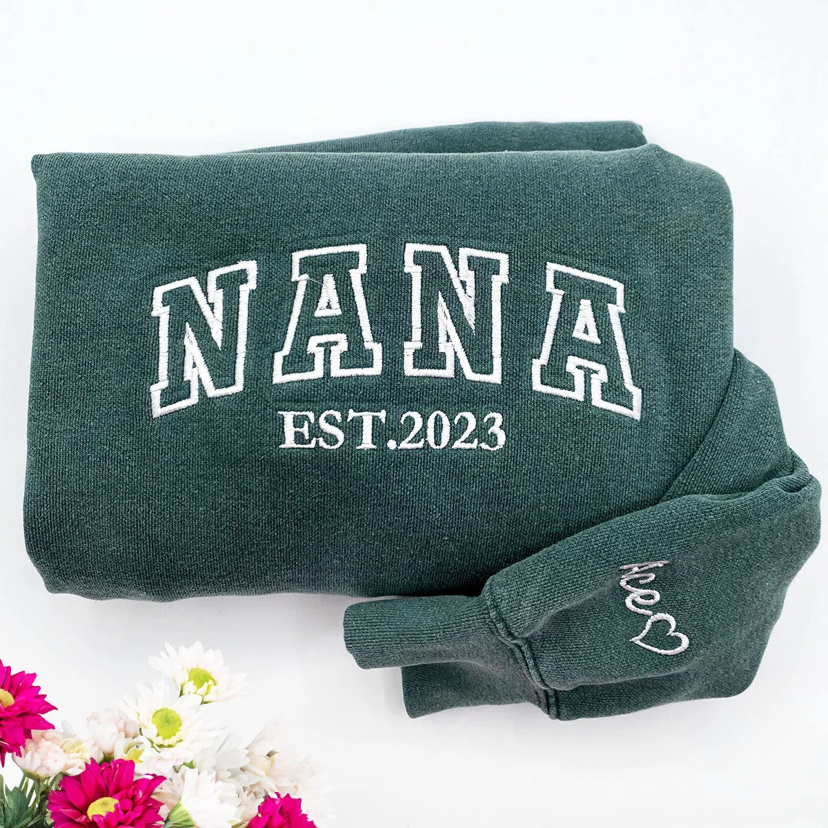 Custom Embroidered Sweatshirts, Hoodie - Personalized Crewnecks Anniversary Gifts em2