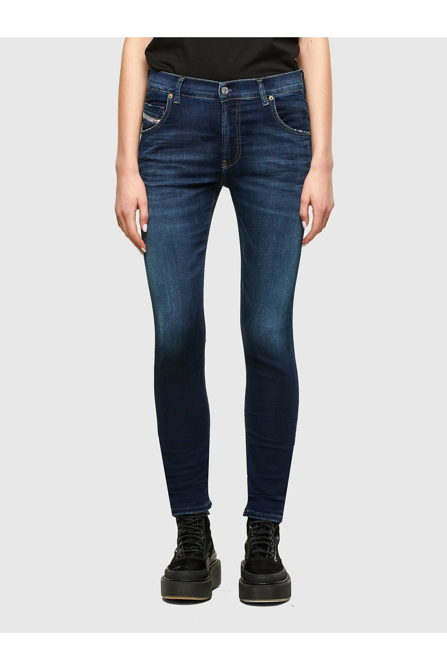 Diesel Krailey Joggjeans® 069Rx Boyfriend - Dark Blue