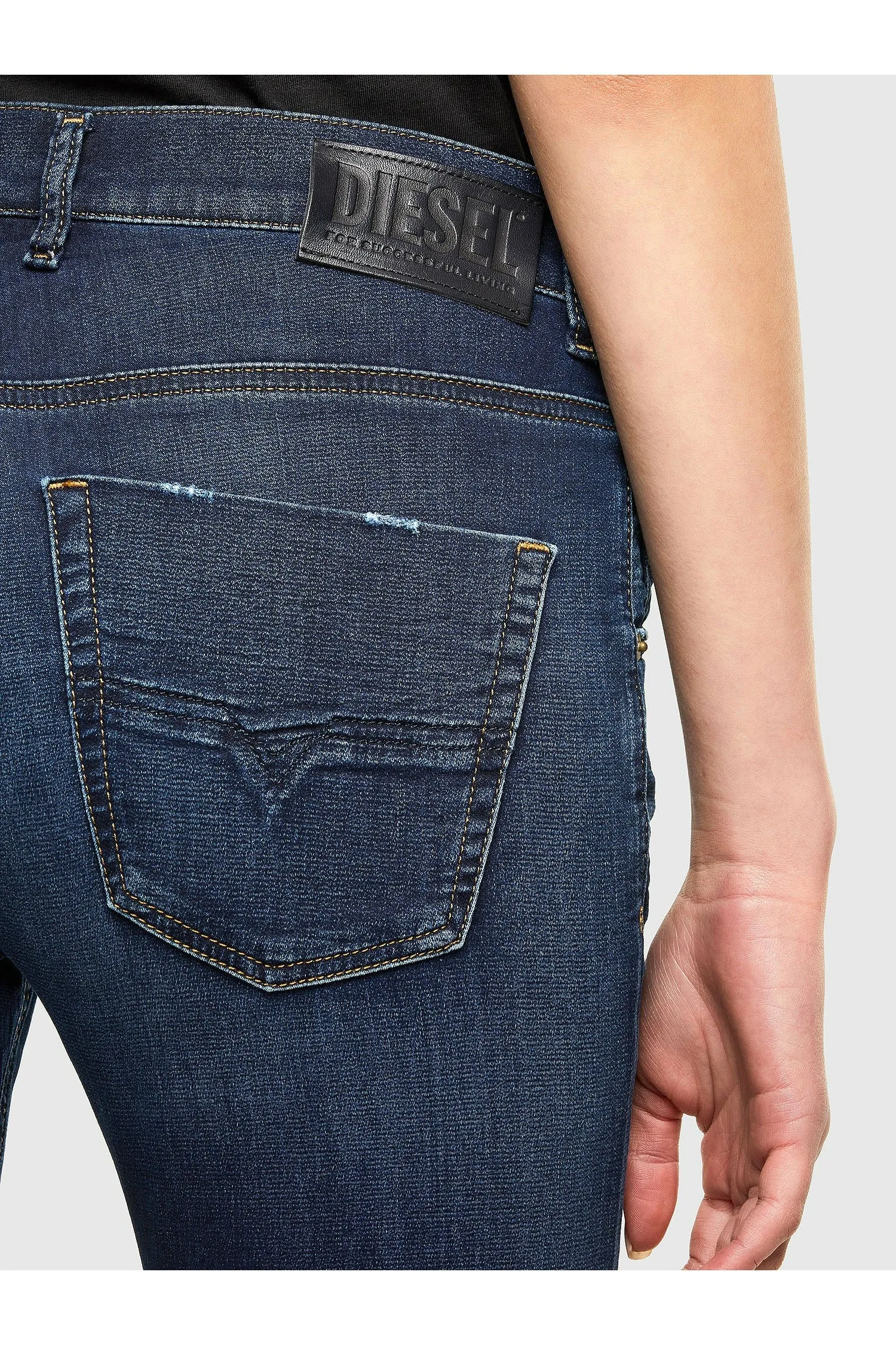Diesel Krailey Joggjeans® 069Rx Boyfriend - Dark Blue