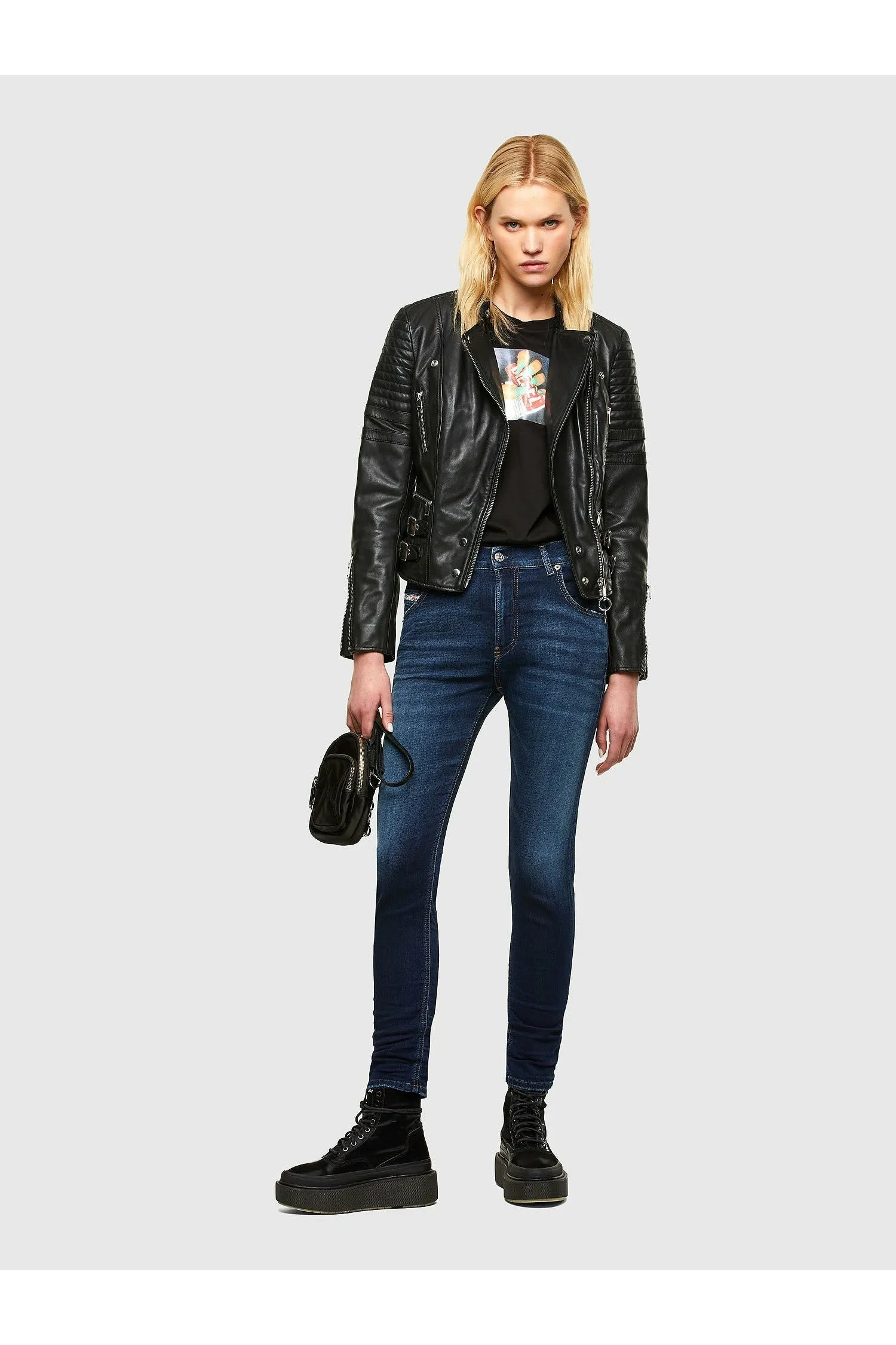 Diesel Krailey Joggjeans® 069Rx Boyfriend - Dark Blue