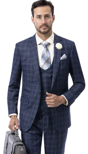 EJ Samuel M2780-NVY Mens Suit