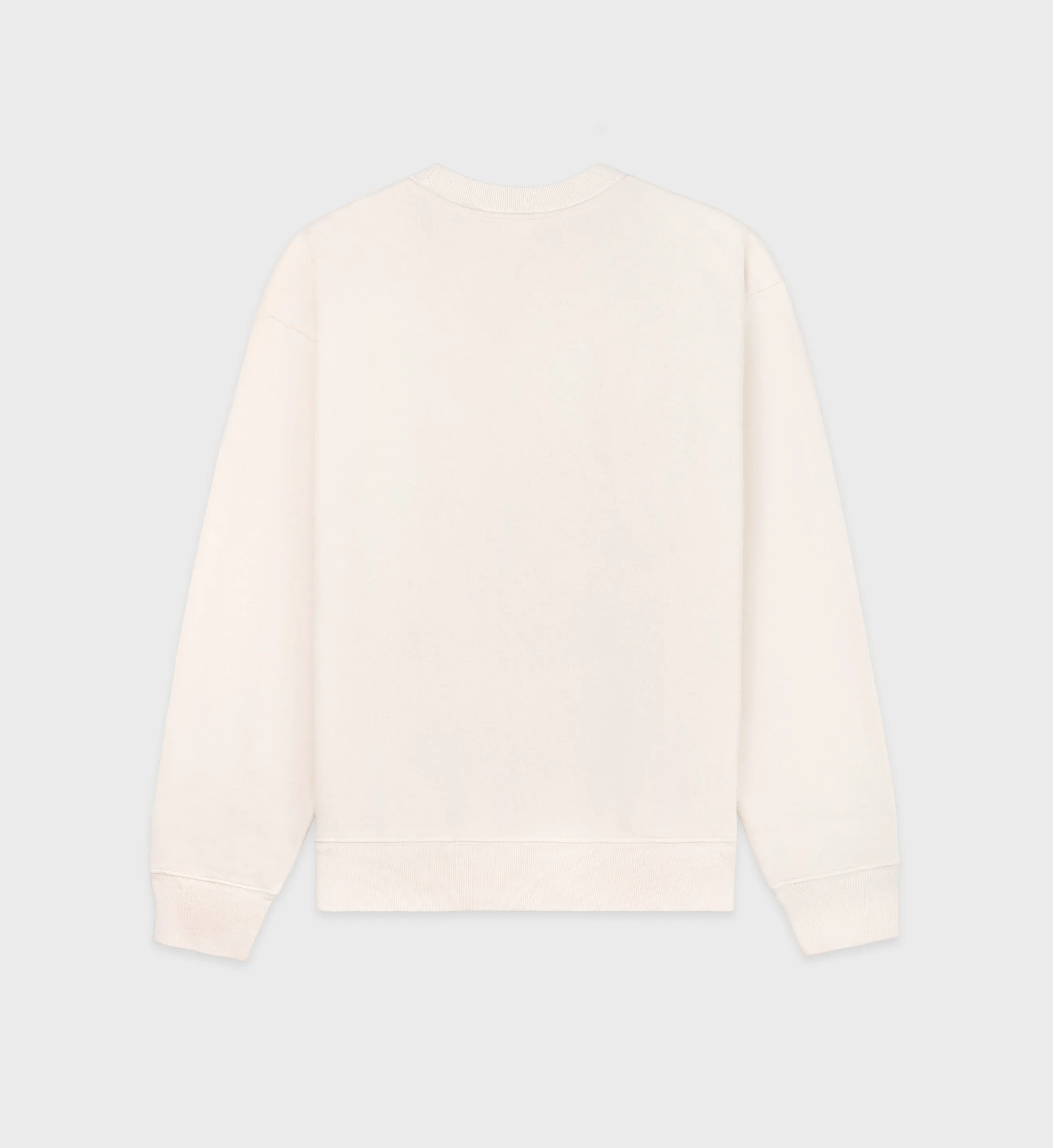 Equestrian Crewneck - Cream/Chocolate