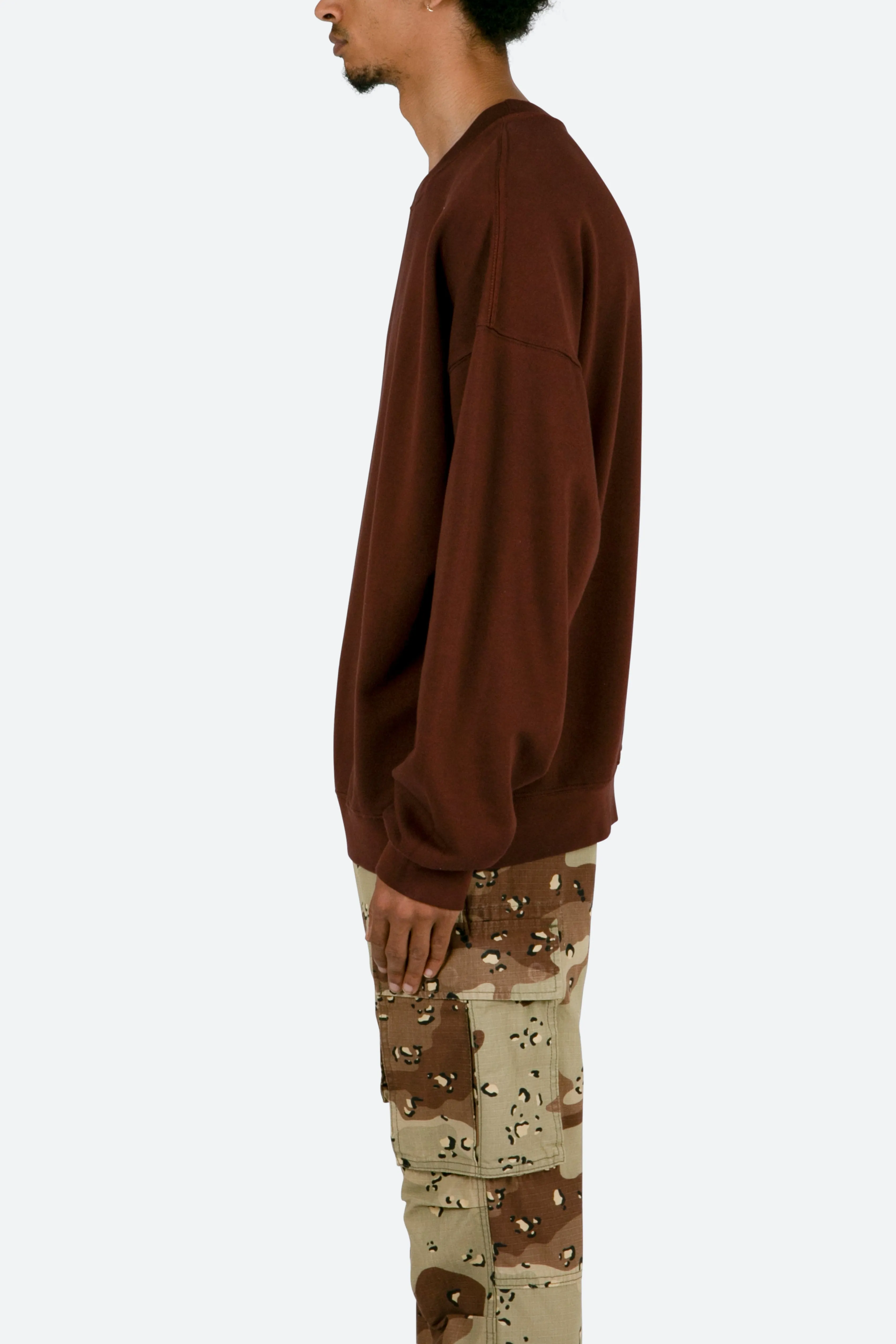 Every Day Crewneck - Brown