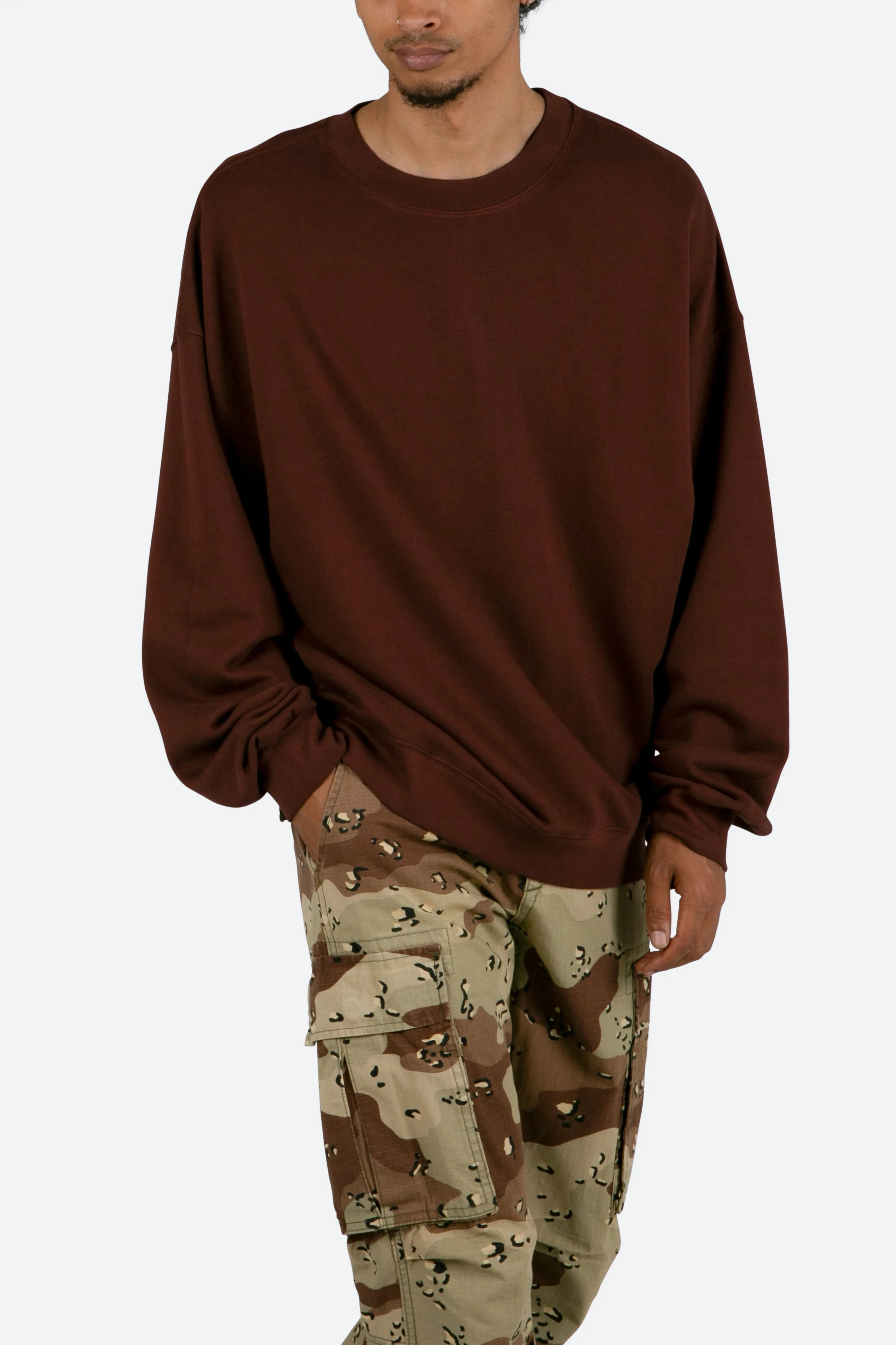 Every Day Crewneck - Brown