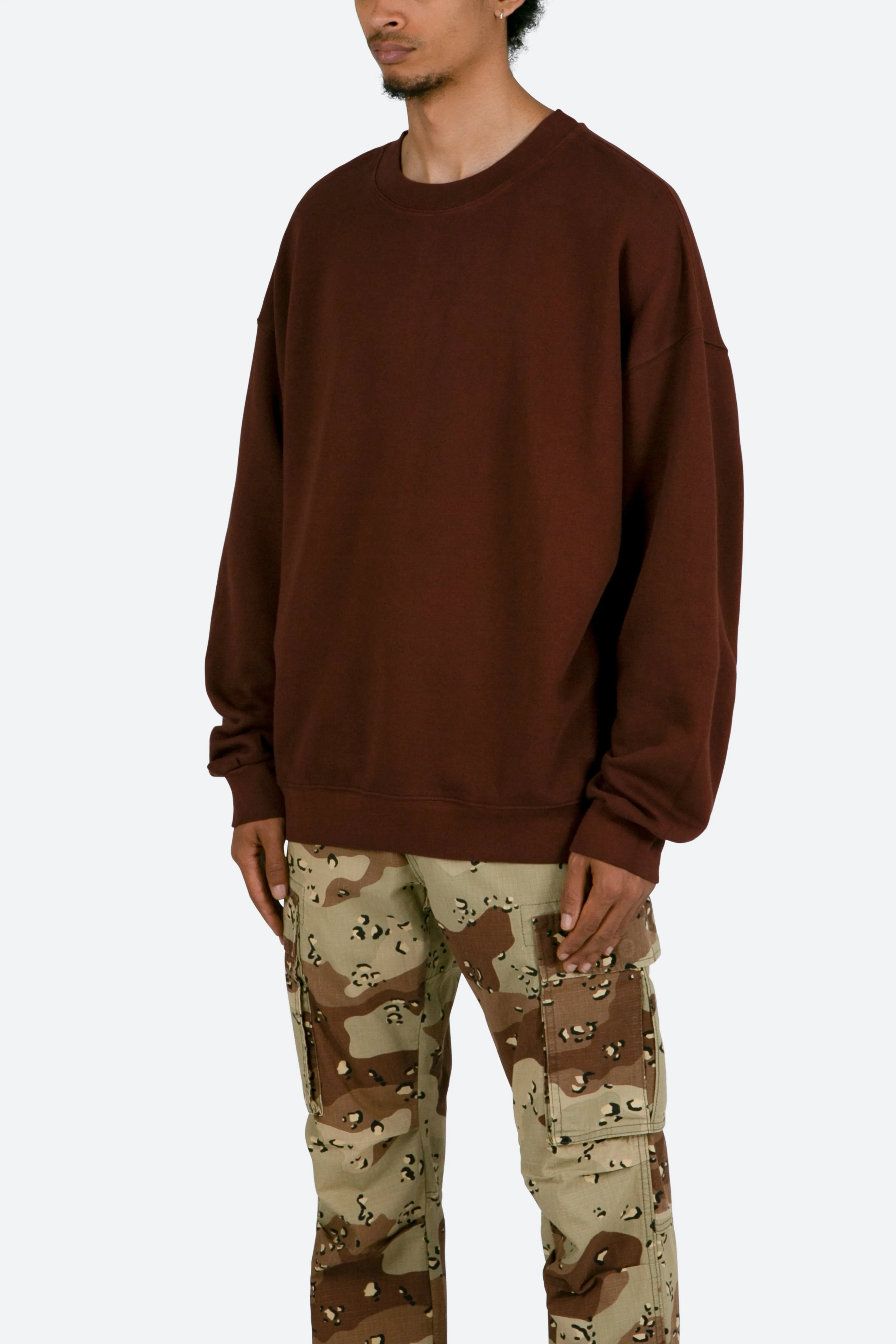 Every Day Crewneck - Brown