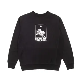 FEAR OF THE END CREWNECK BLACK/WHITE