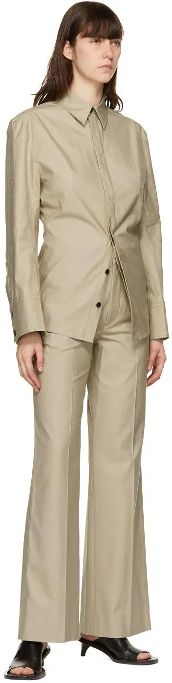 GAUCHERE Beige Seline Trousers