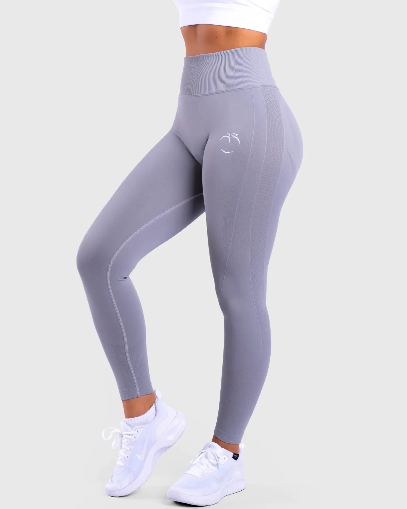 Grey Lux Seamless Tights