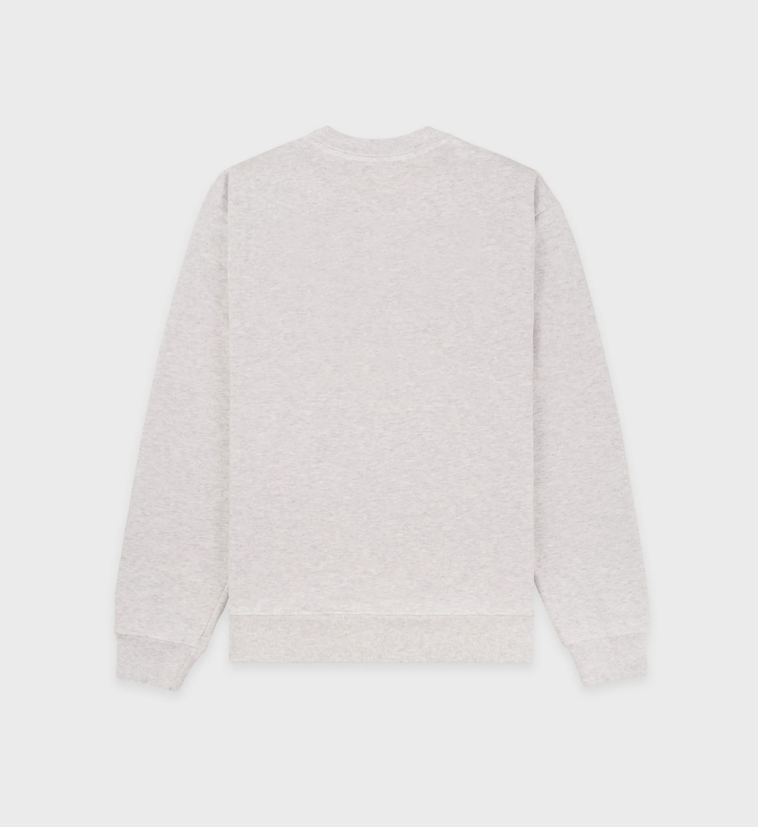 H&W Crest Crewneck - Heather Gray/Alpine