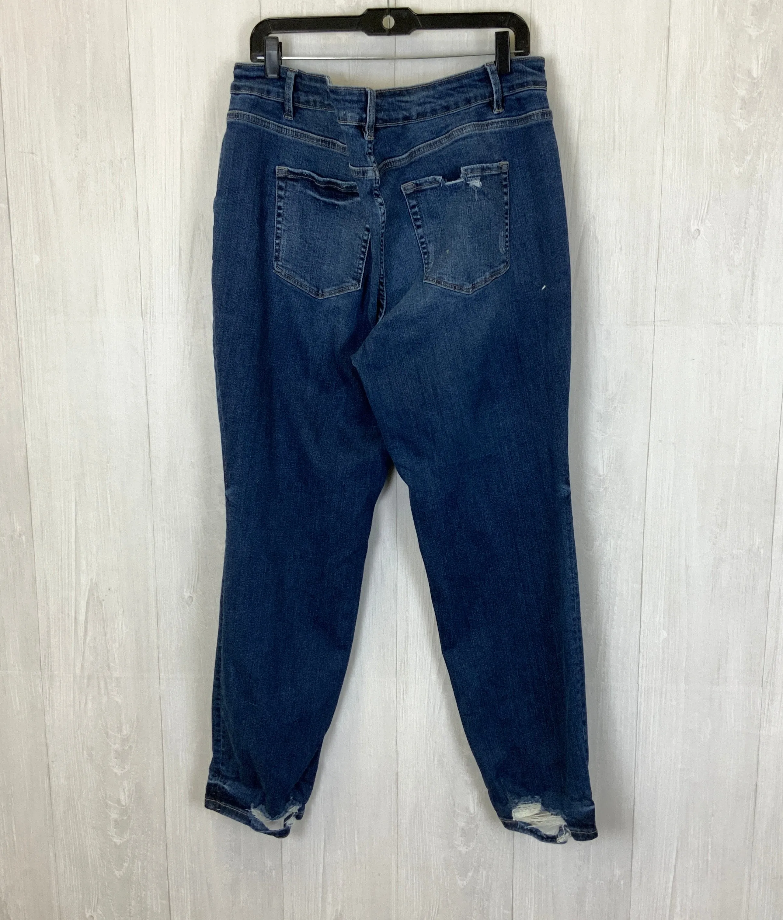 Jeans Boyfriend By Vervet In Blue Denim, Size: 16