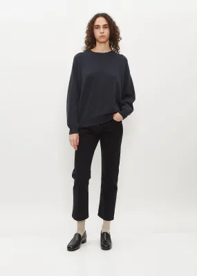 Joy Slouchy Crew Neck Sweater — Siberian Grey