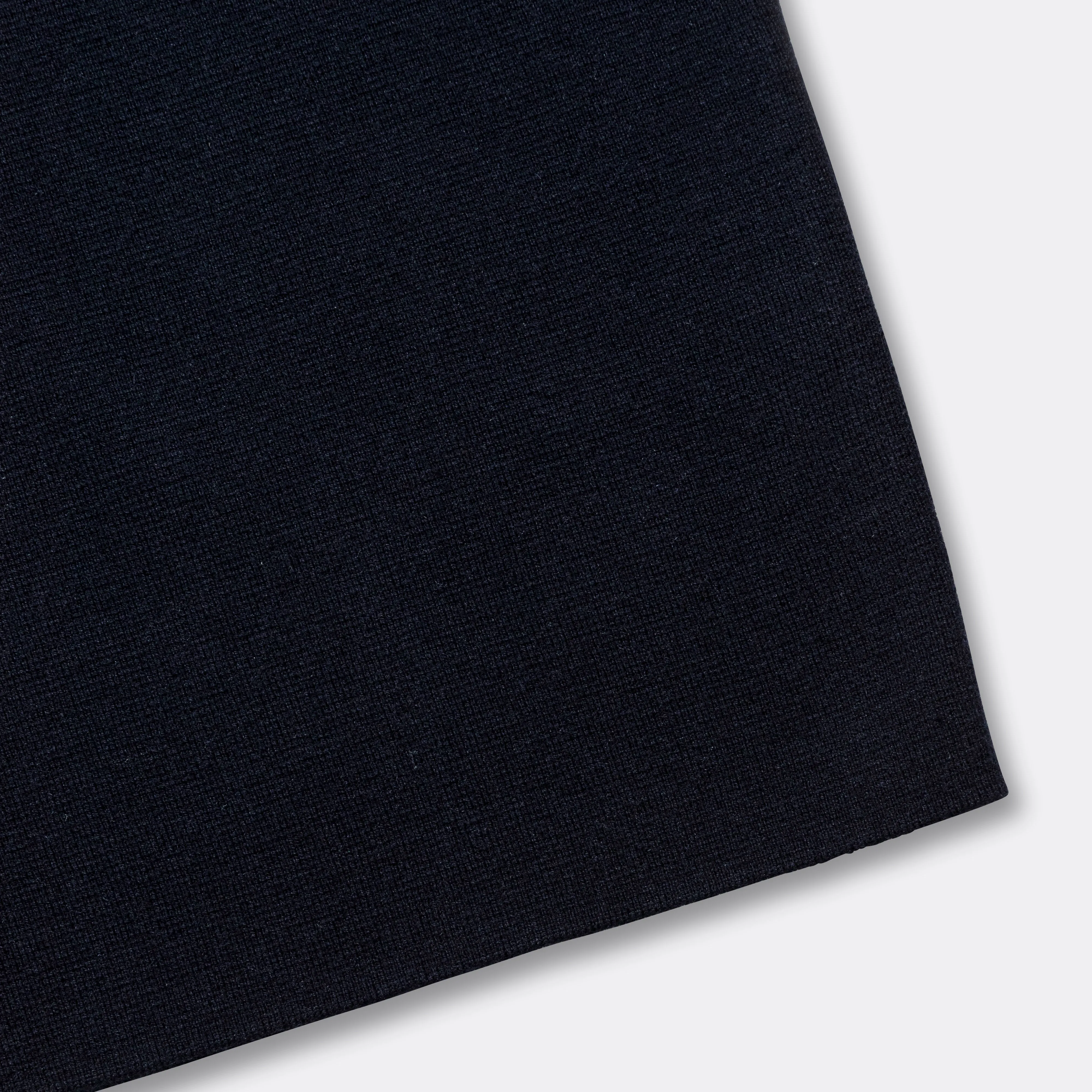 Kian Merino Cotton Milano Polo - Dark Navy