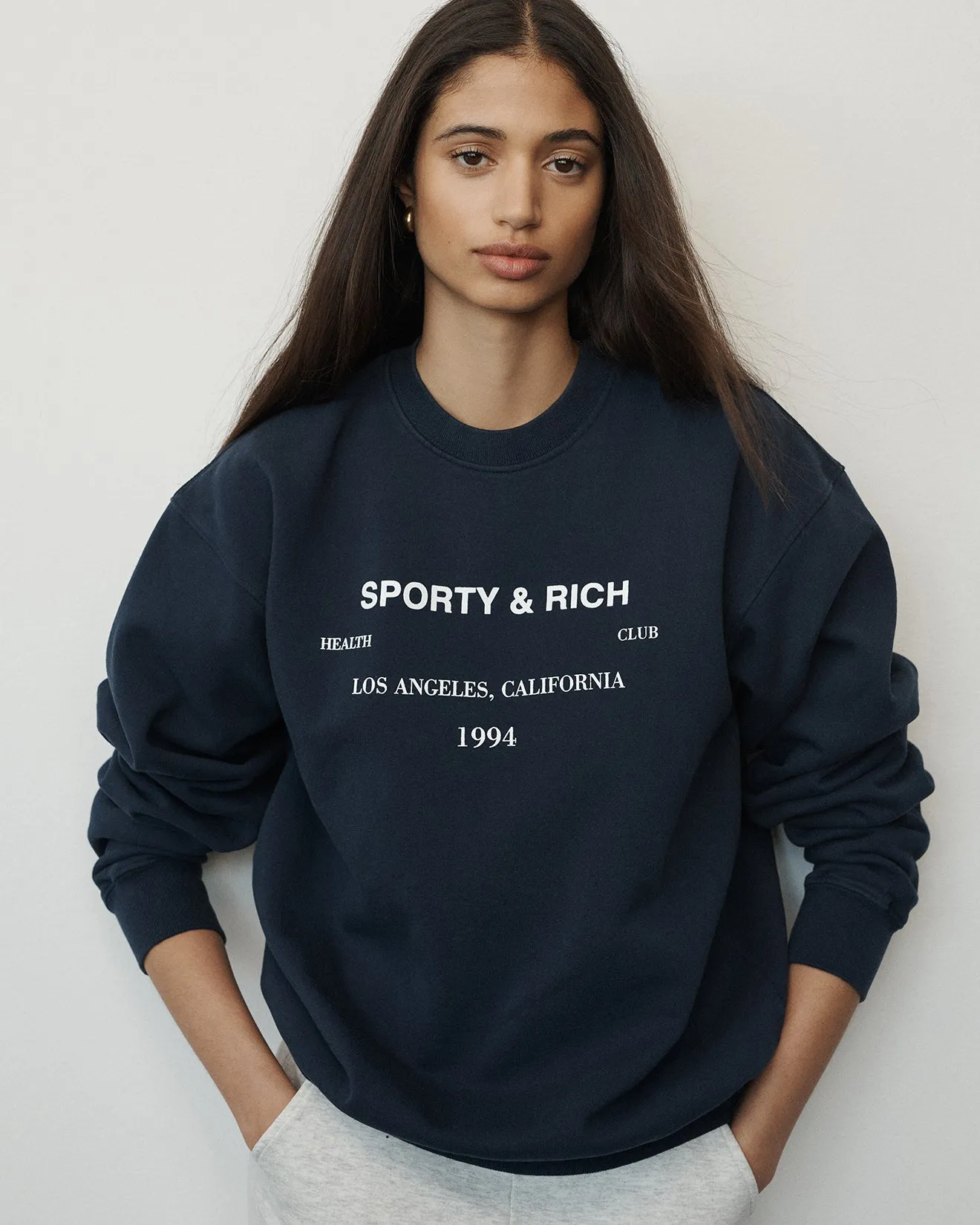 LA Health Club Crewneck - Navy