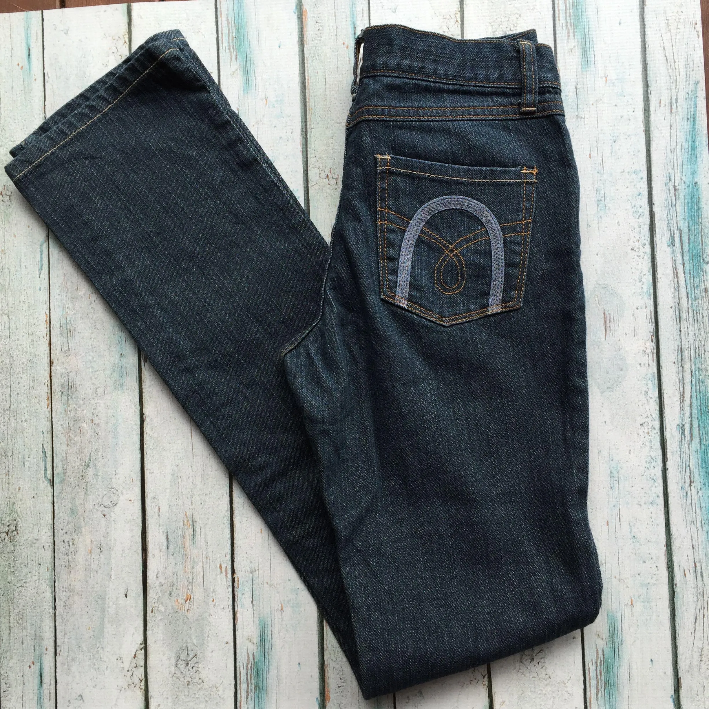 Lisa Ho Denim Straight Leg Jeans -Size 8
