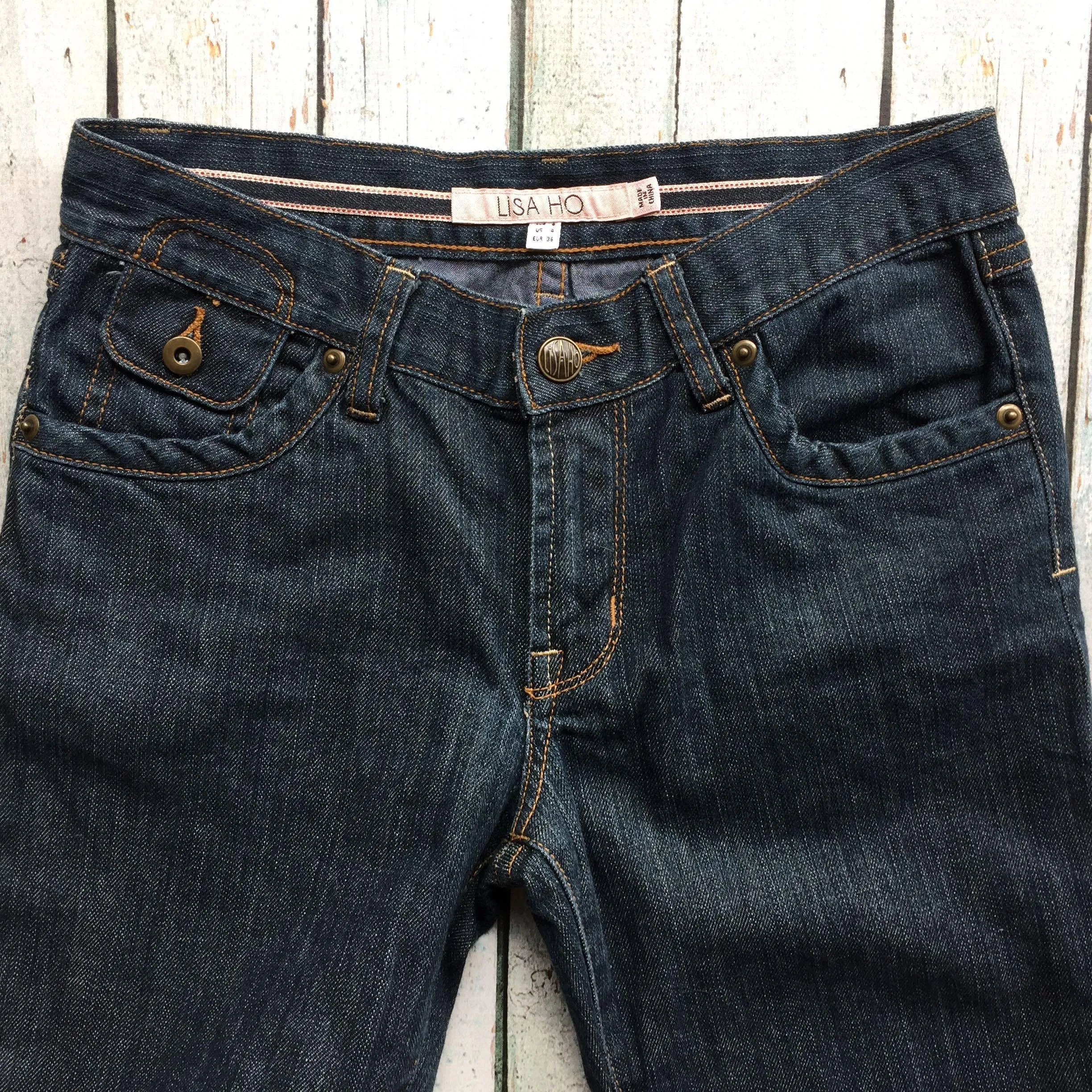 Lisa Ho Denim Straight Leg Jeans -Size 8