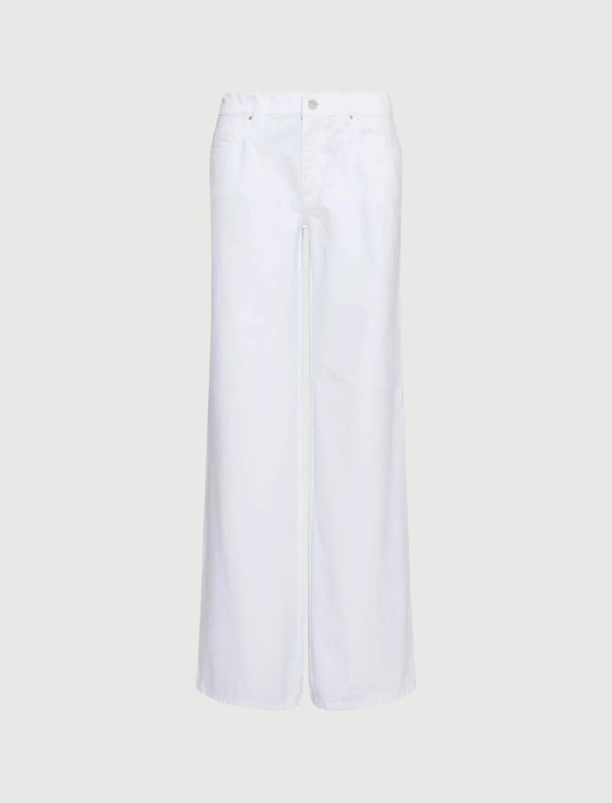 MARELLA Wide Leg White Jeans
