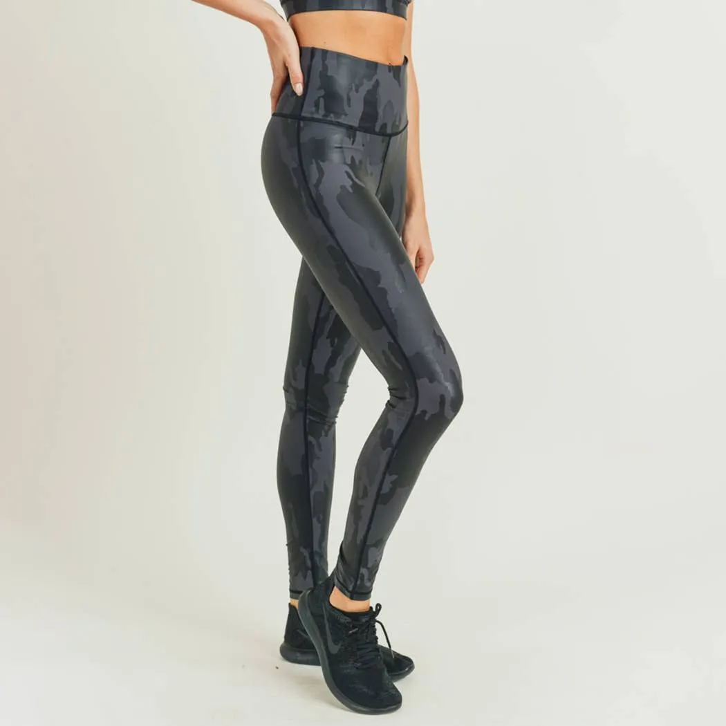 Mono B Camo Foil Highwaist Leggings