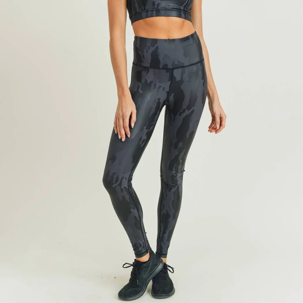Mono B Camo Foil Highwaist Leggings