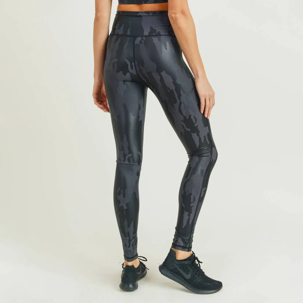 Mono B Camo Foil Highwaist Leggings