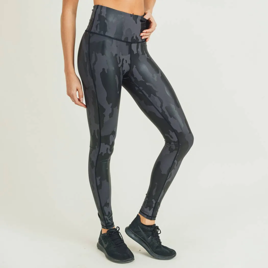 Mono B Camo Foil Highwaist Leggings