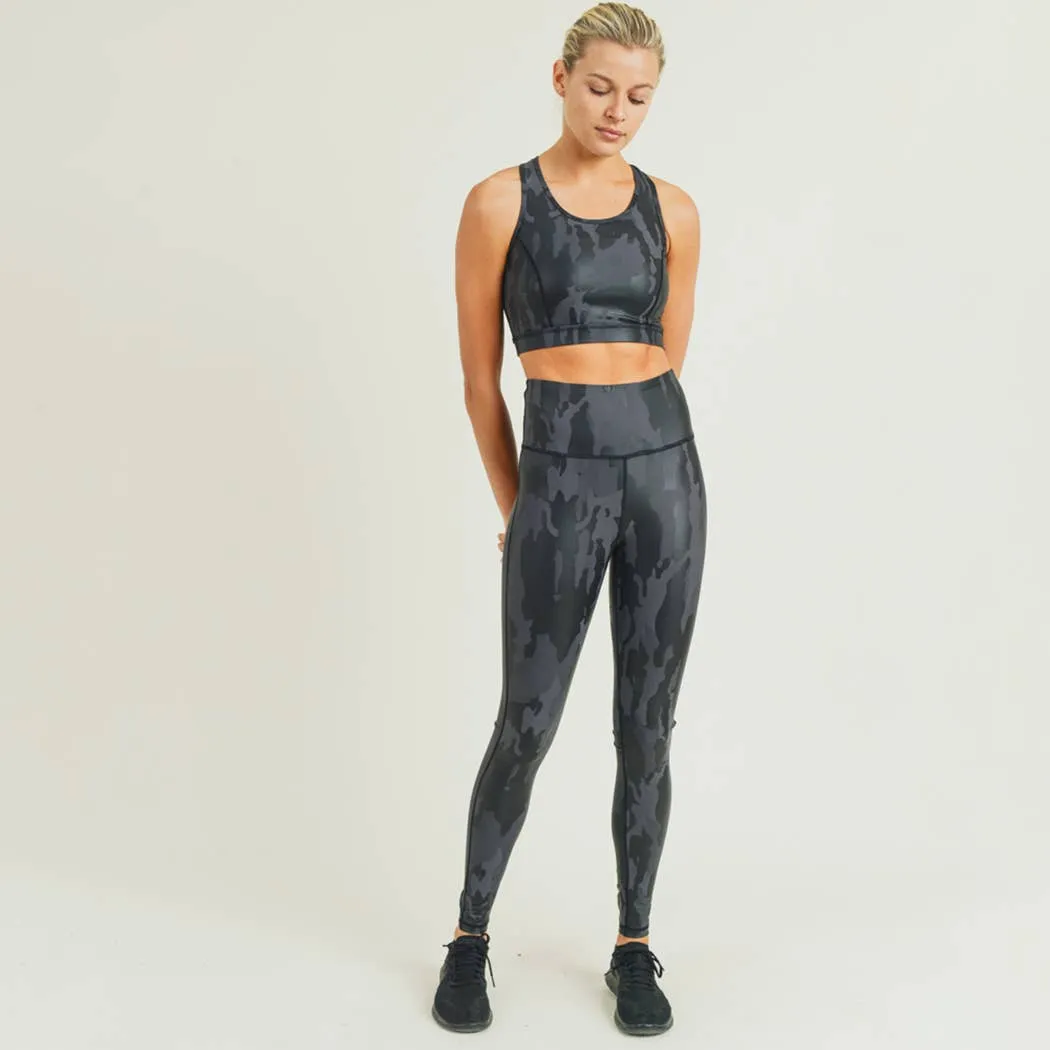 Mono B Camo Foil Highwaist Leggings