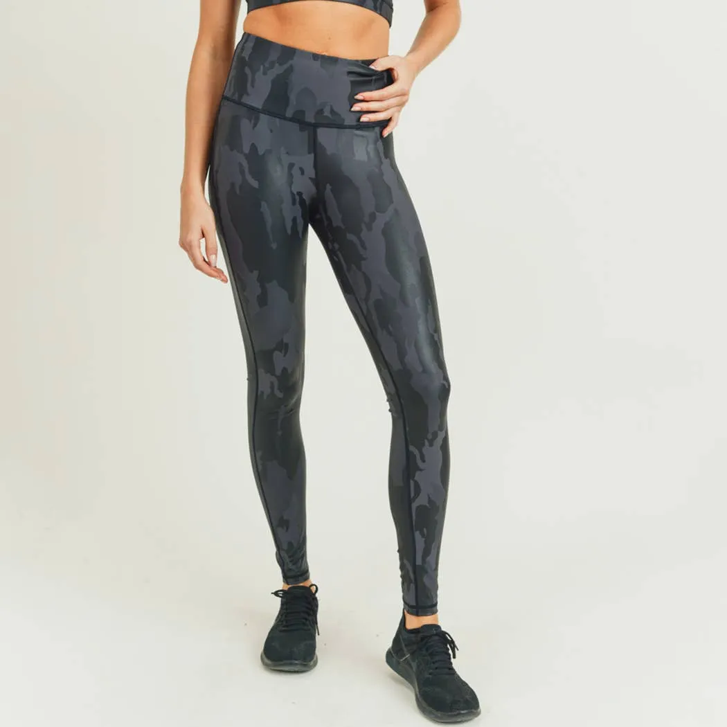 Mono B Camo Foil Highwaist Leggings