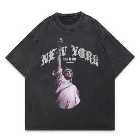 NY State of Mind Oversized Washed T-Shirt