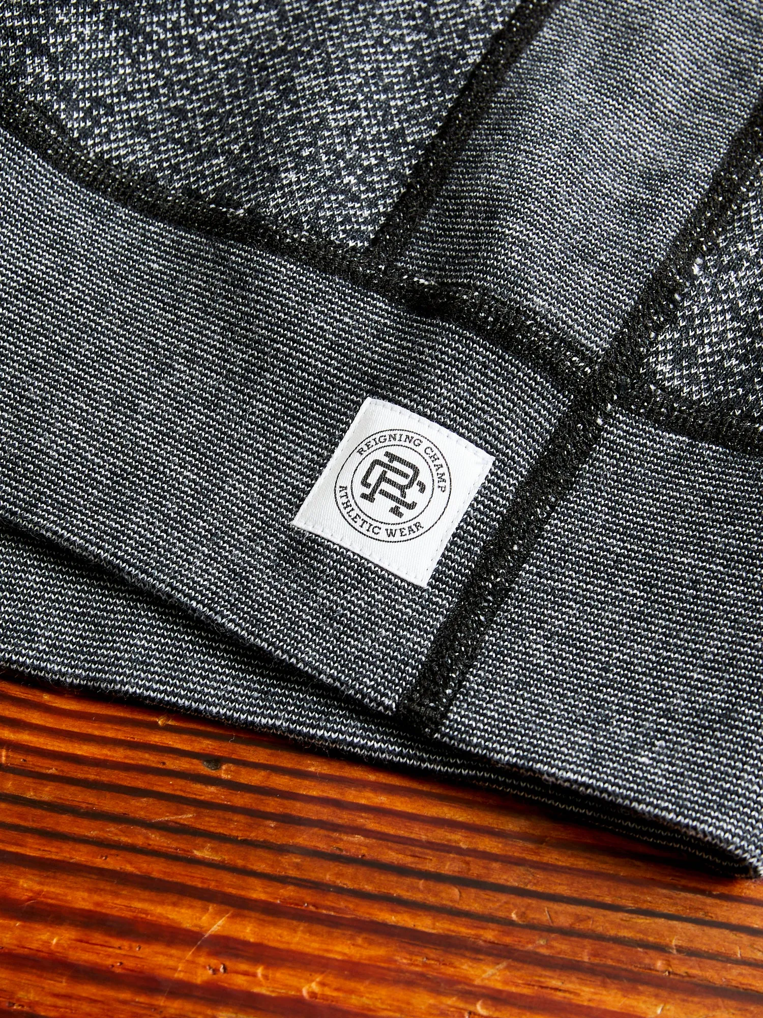 "Tiger Fleece" Crewneck Sweater in Black