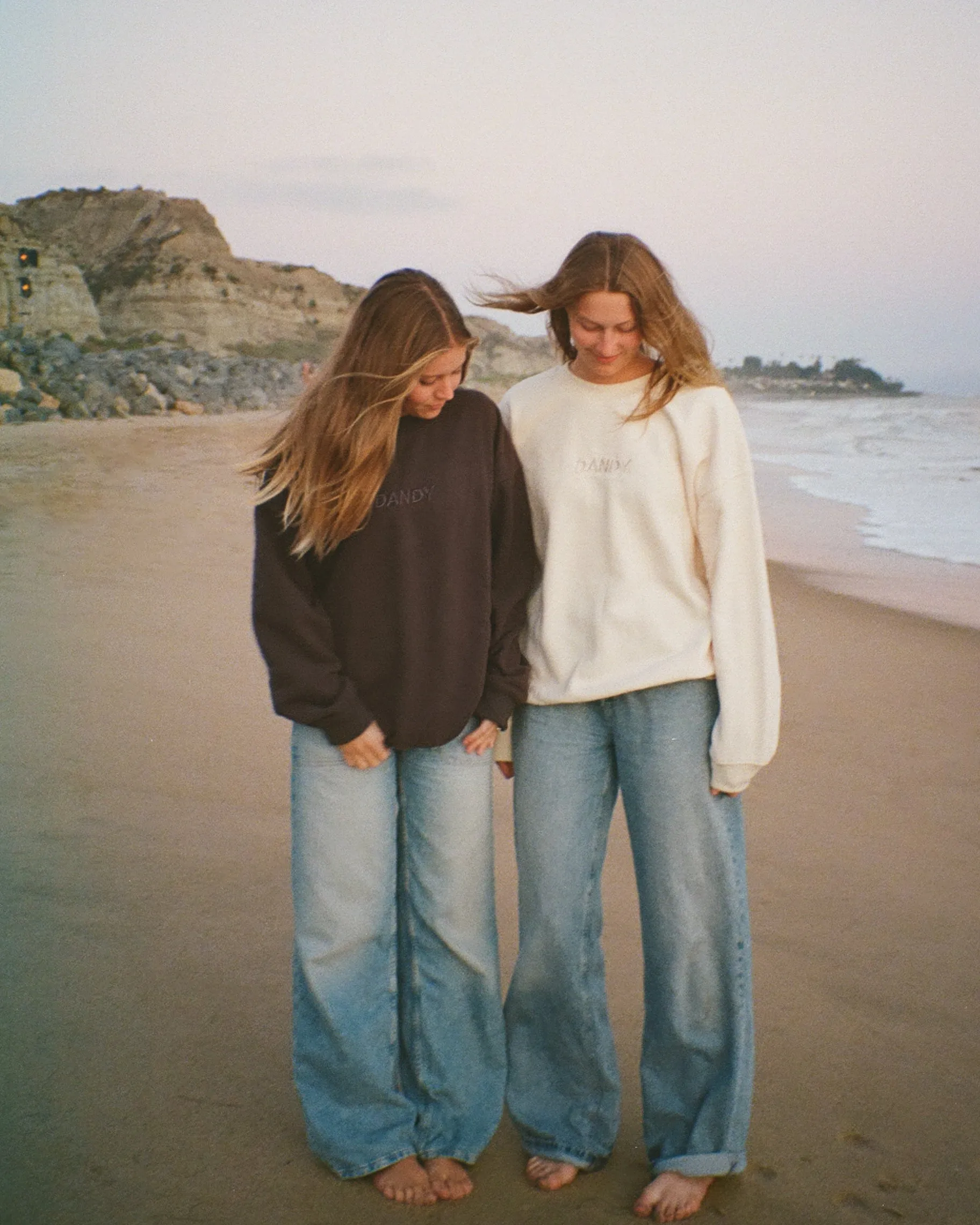 "Yin Yang" Let's Watch the Sunset Crew Neck