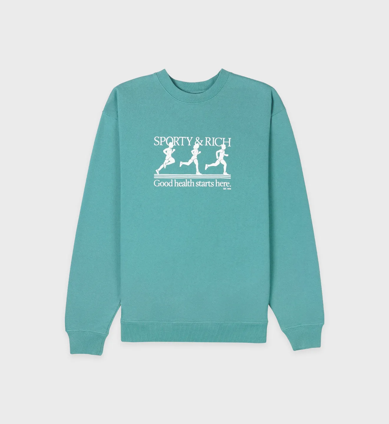 Runner Crewneck - Teal