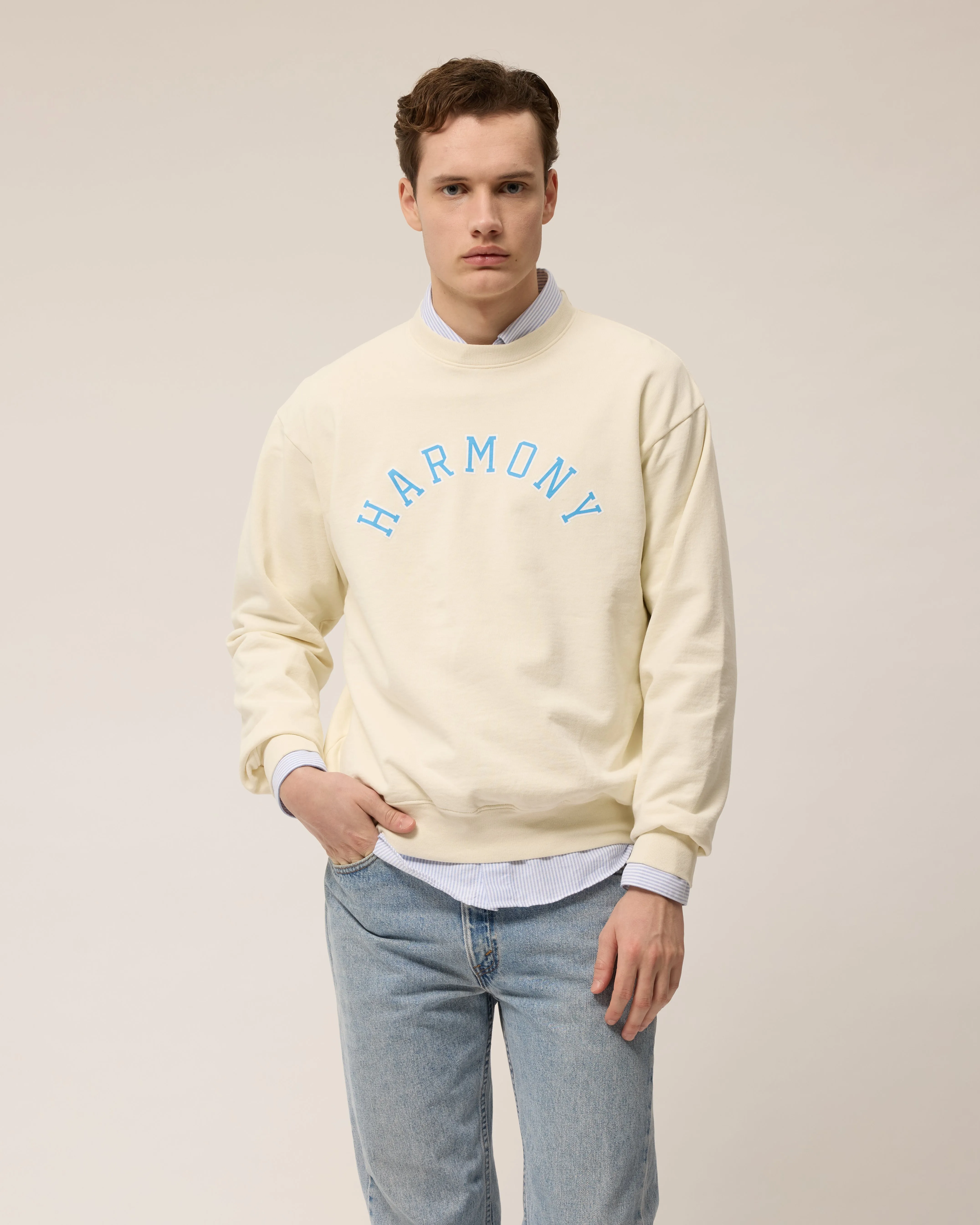 Sael Varsity - Off-White - Cotton Jersey