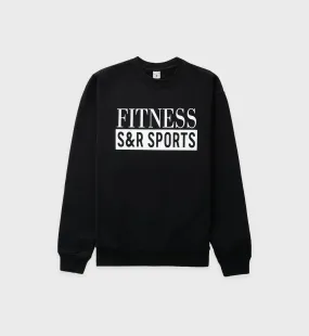 S&R Sports Crewneck - Black
