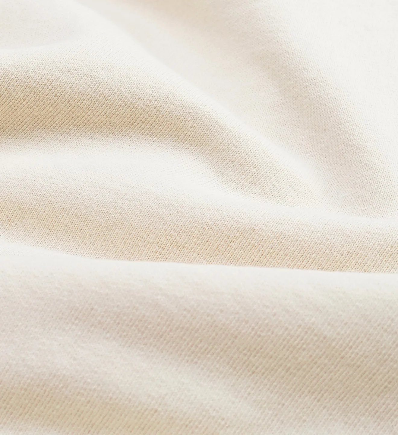 Serif Logo Crewneck - Cream