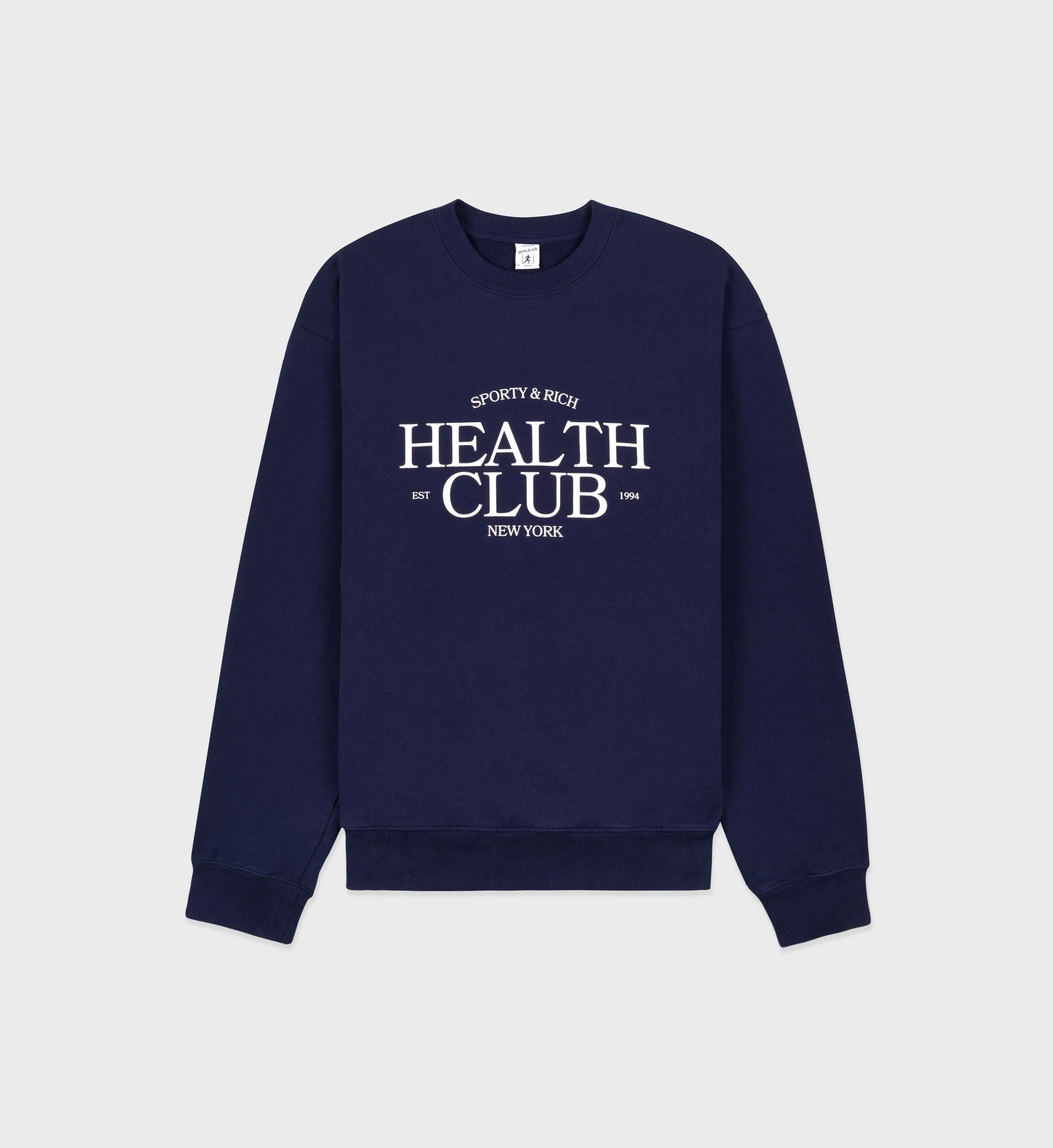 SR Health Crewneck - Navy/White