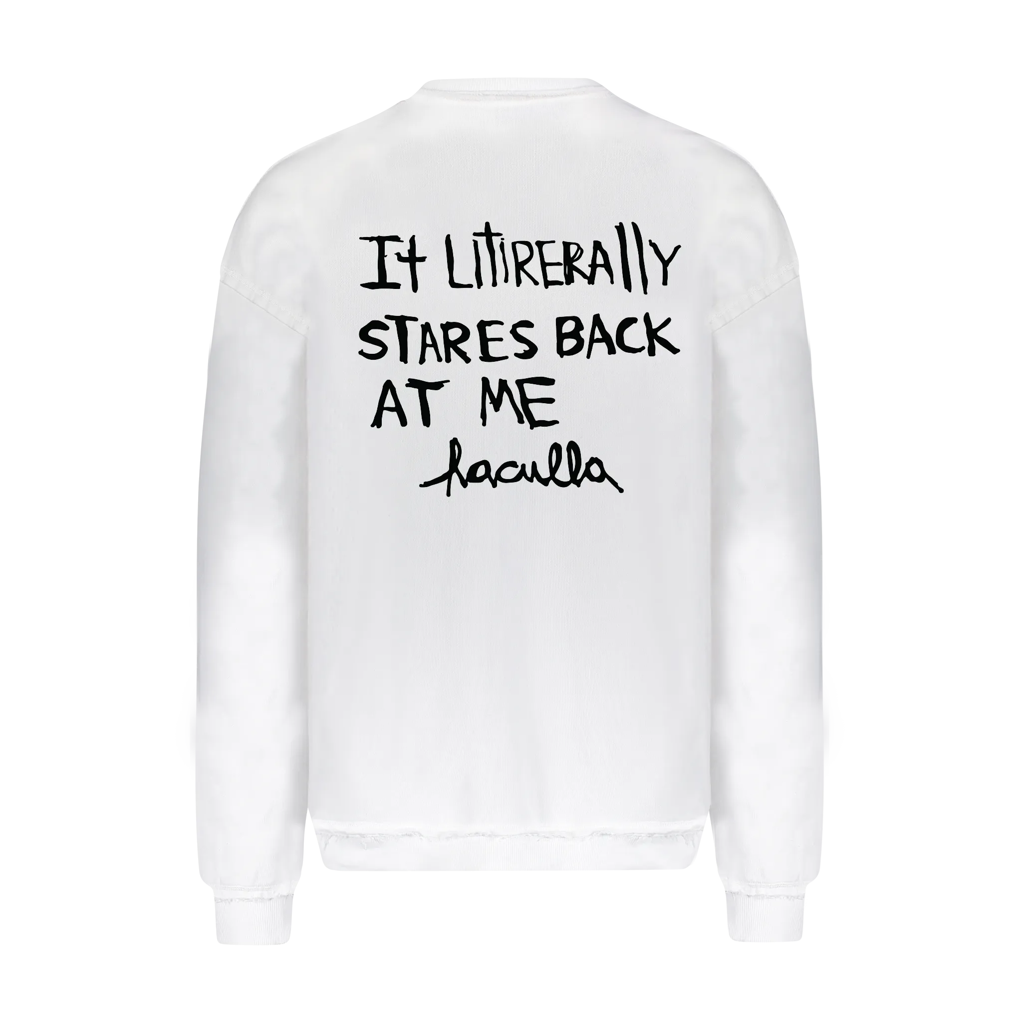 STARES BACK AT ME CREWNECK