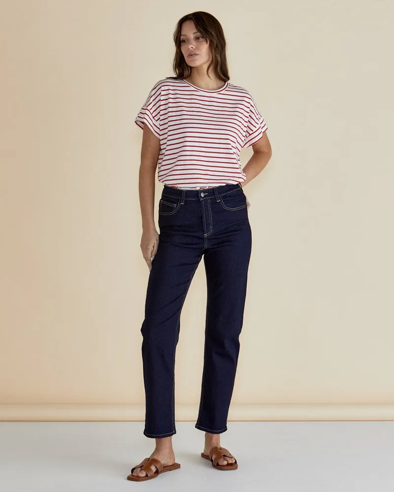 Stella Straight Leg Jeans - Indigo