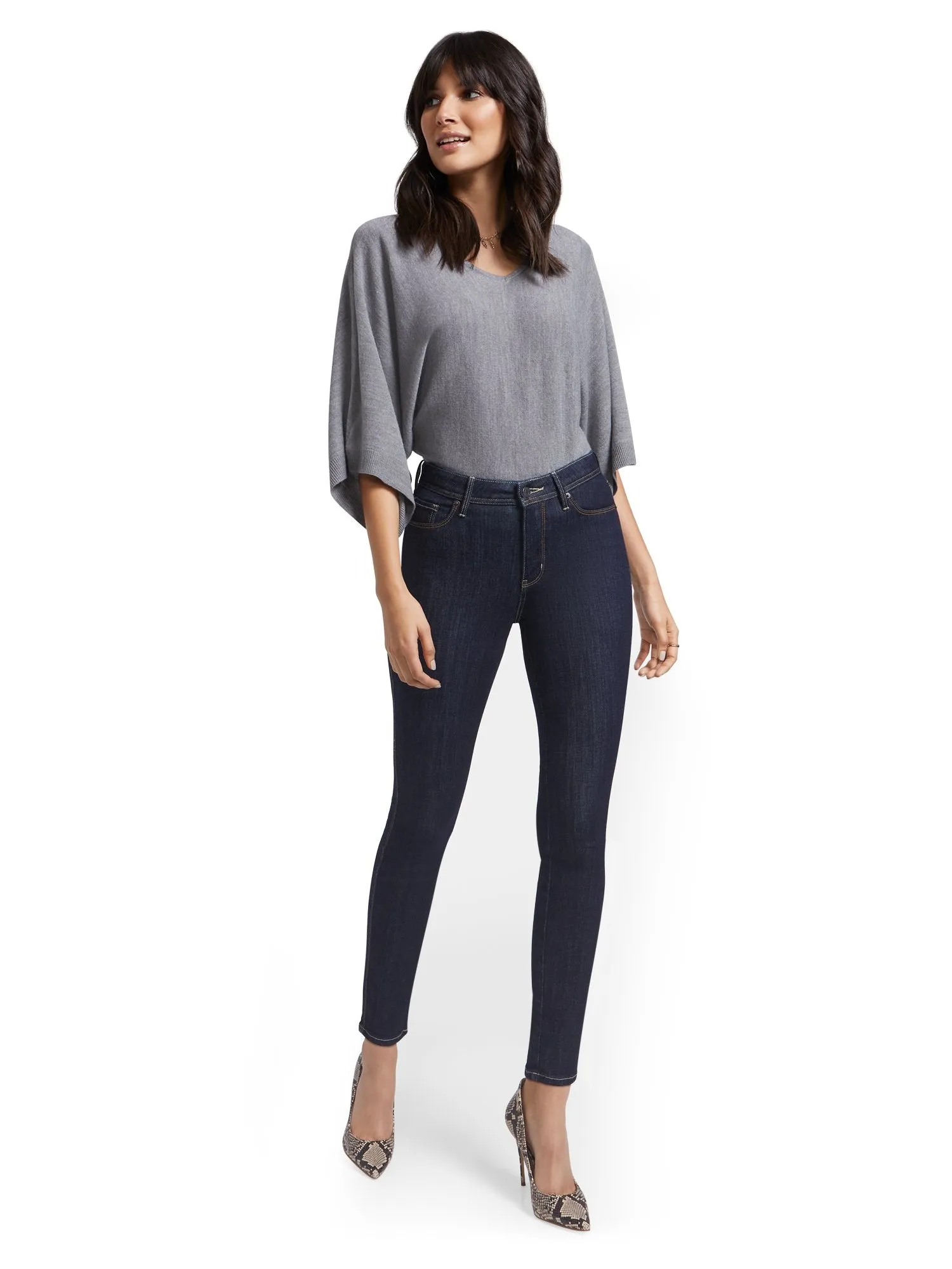 Tall Lexi High-Waisted Super-Skinny Jeans