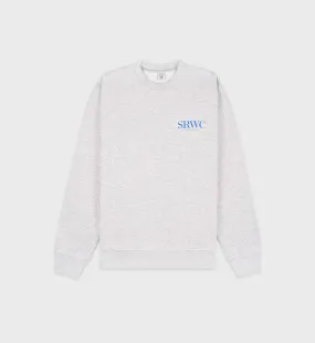 Upper East Side Crewneck - Heather Gray/Ocean