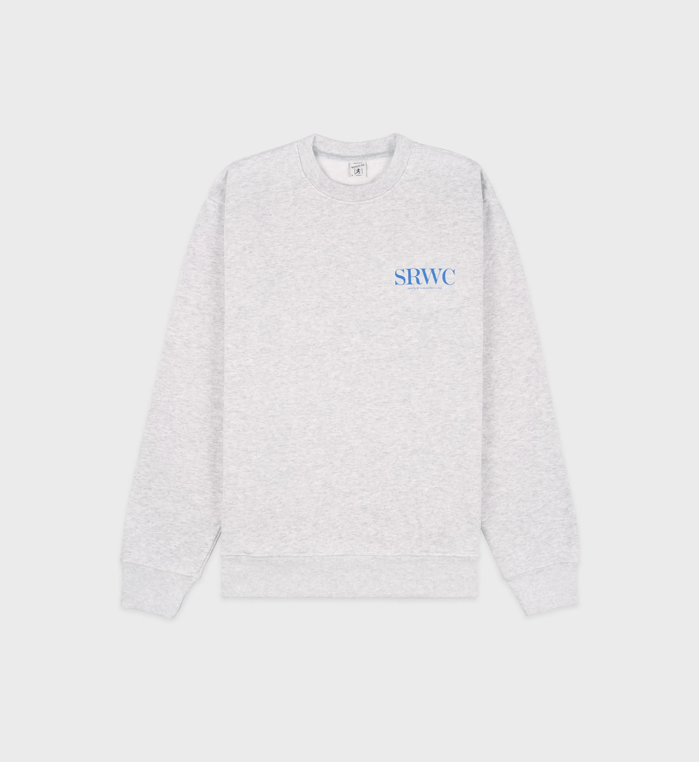 Upper East Side Crewneck - Heather Gray/Ocean