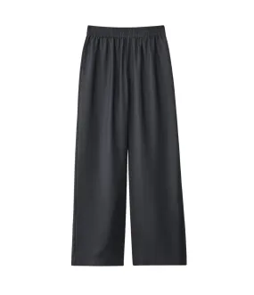 Wide Leg Trousers in Midnight