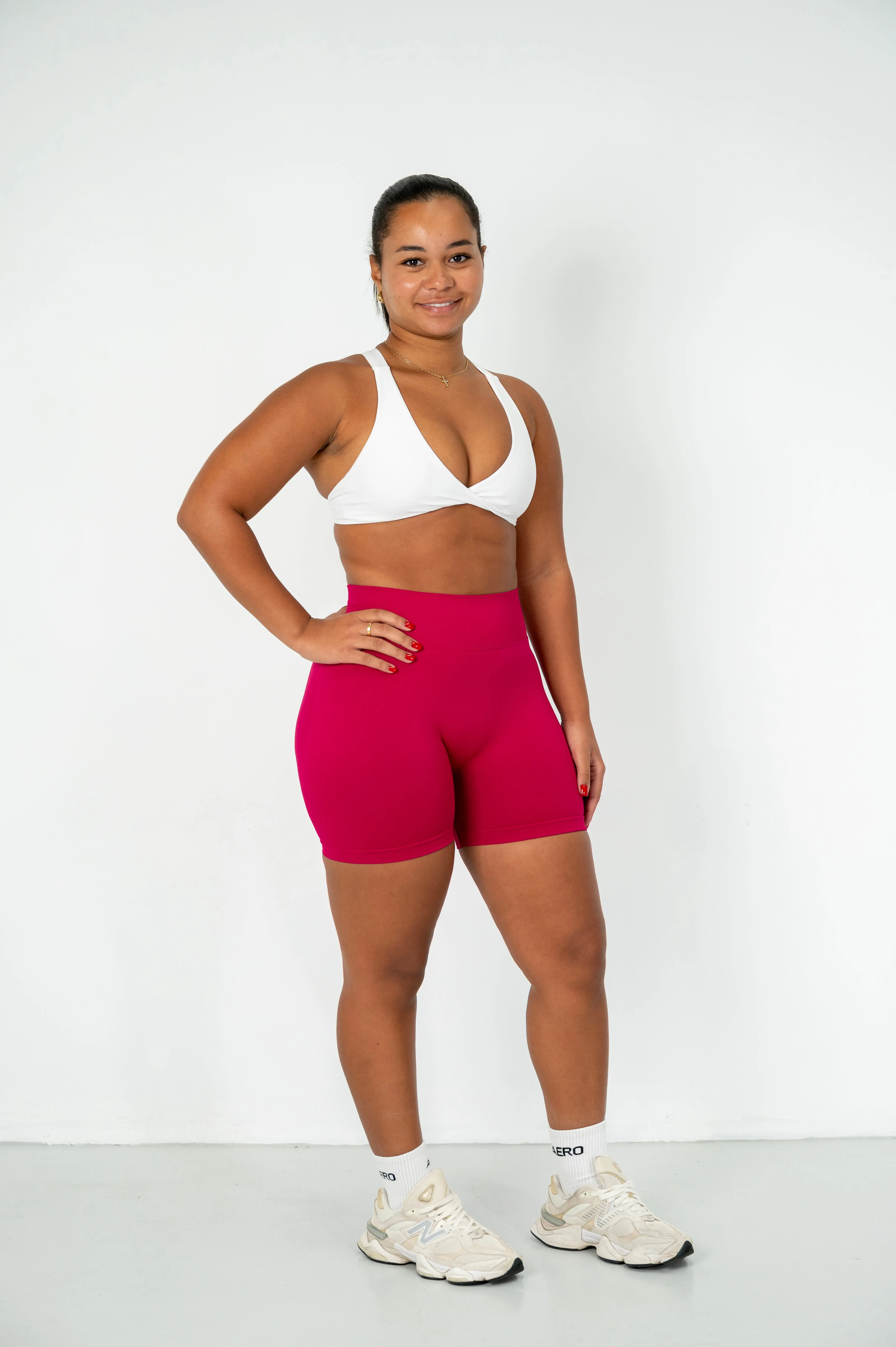 Wild-Berry Contour Shorts